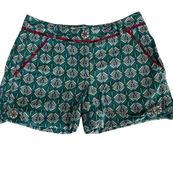 Corey Lynn Carter patterned shorts size 0 - Picture 1 of 6